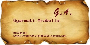 Gyarmati Arabella névjegykártya